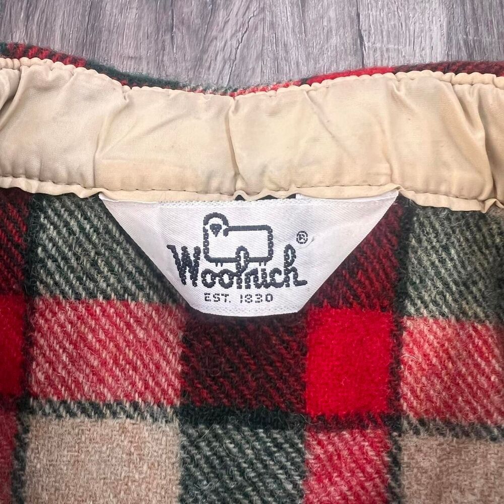Vintage 70s Woolrich Wool Flannel Shacket - Picture 5 of 8